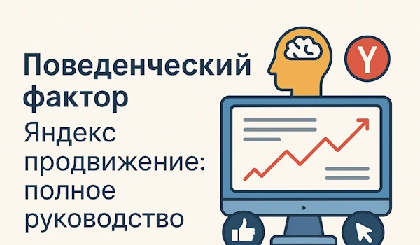 Поведенческий фактор Яндекс продвижение: полное руководство